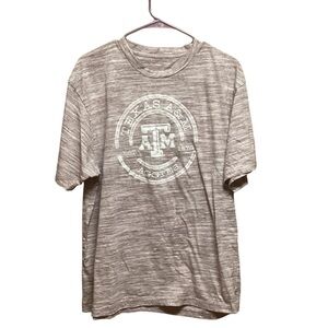 TEXAS A&M T-SHIRT IN GRAY/WHITE/BURGANDY MIX SIZE 2X WOMENS